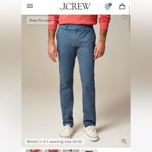 J Crew 484 Slim-fit stretch chino pant